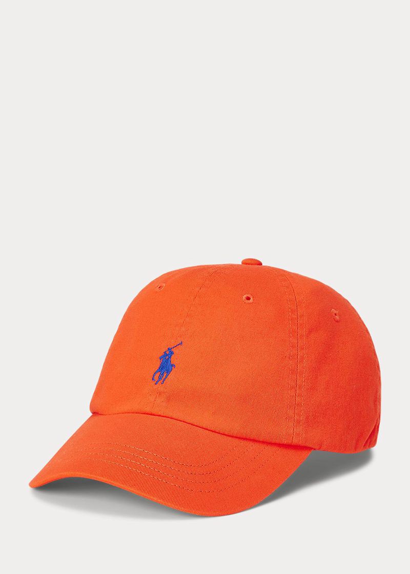 Gorra Polo Ralph Lauren Hombre Cotton Chino Ball Chile Naranjas IEDTY-0254